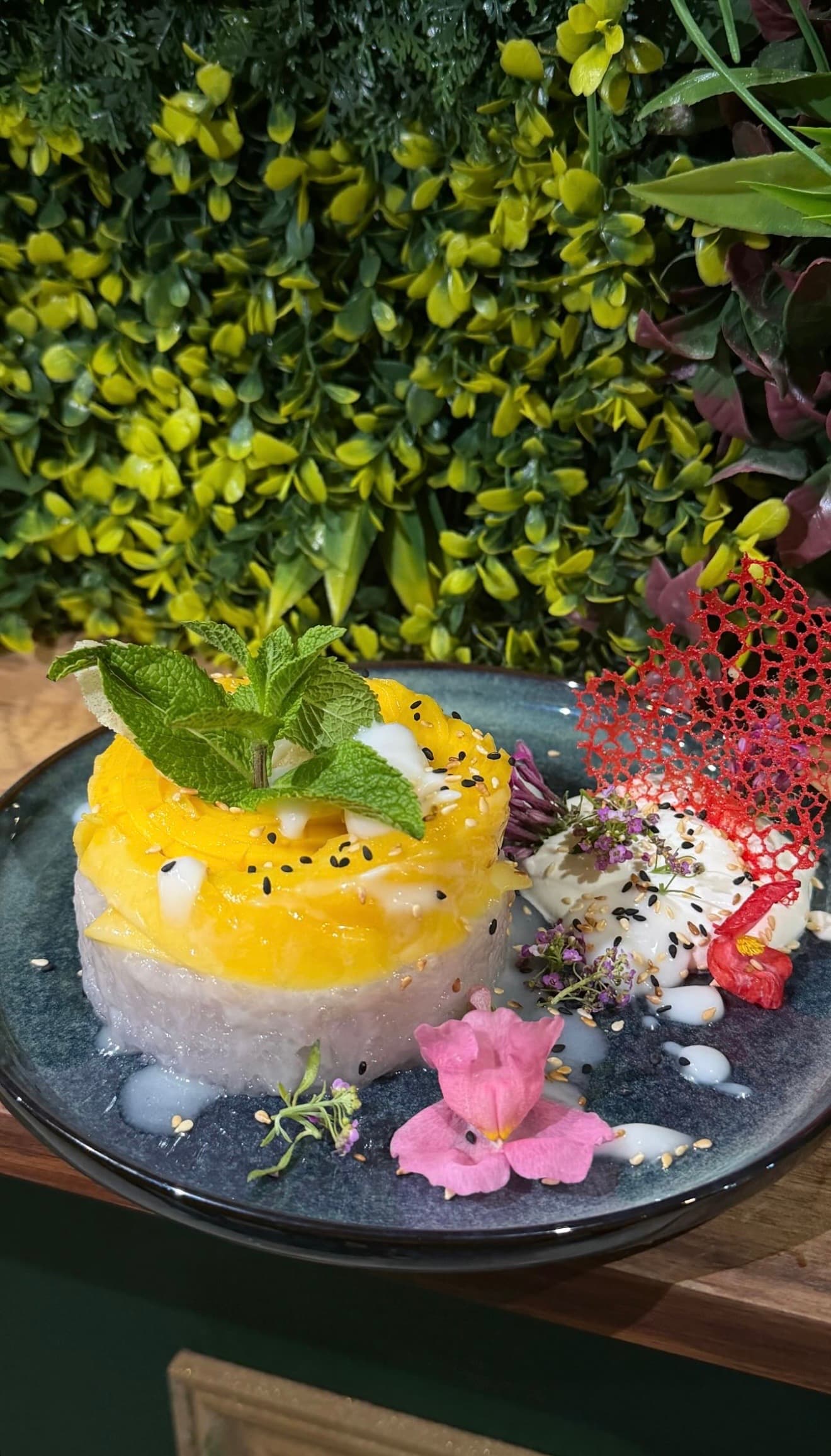 Riz gluant à la mangue
